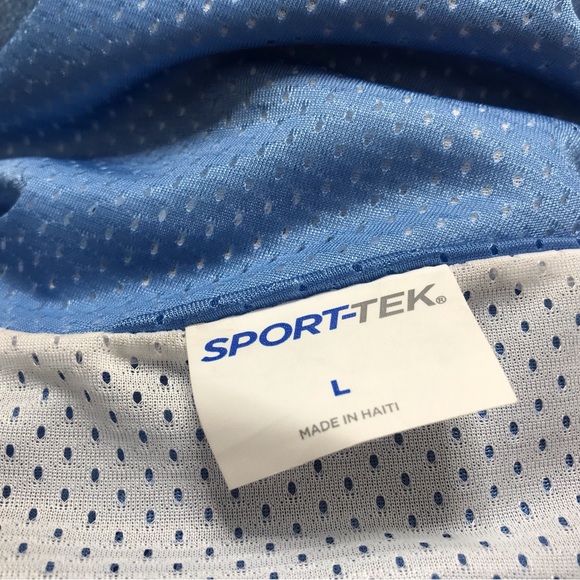 New Mens Reversible Basketball Mesh Tank Jersey Size L Blue White Shirt Athletic - Picture 3 of 6